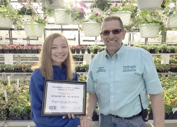 Jones named Student of the Month